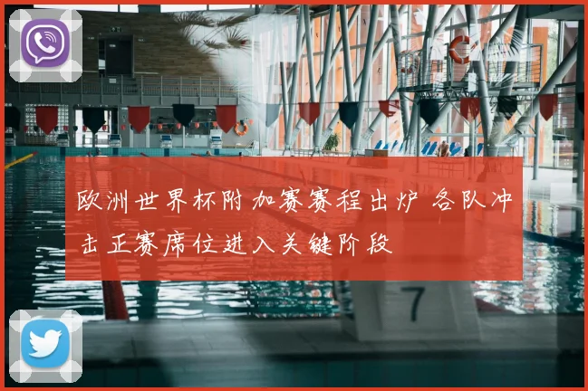 欧洲世界杯附加赛赛程出炉 各队冲击正赛席位进入关键阶段